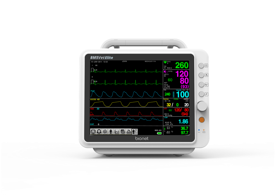 Bionet Veterinary Patient Monitor - BM5 Vet Elite