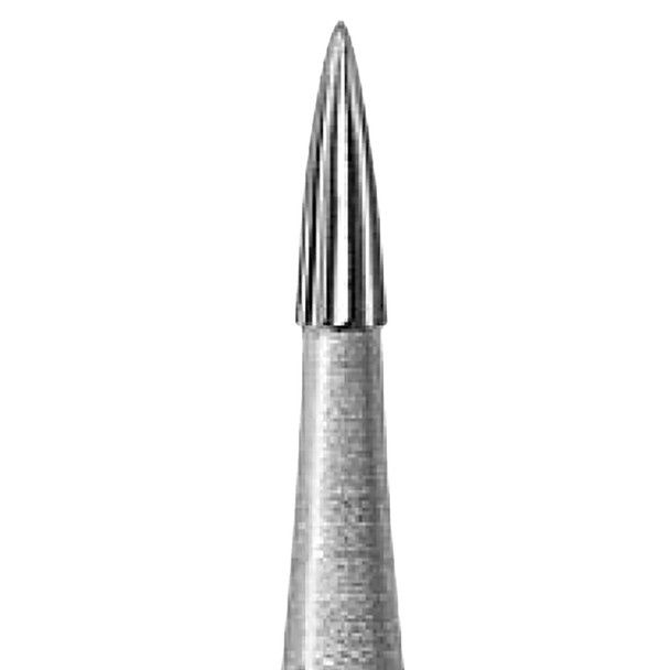 iM3 Carbide Bur Fluted Flame