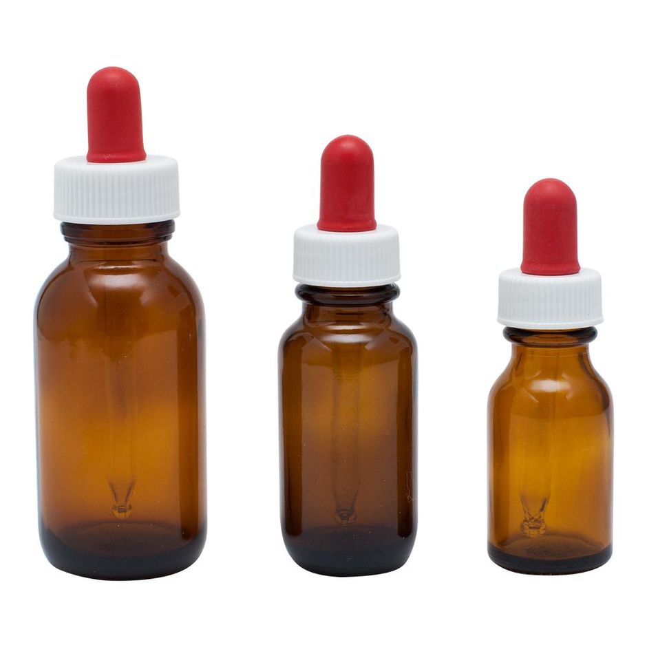 Dropper Bottle Amber Glass