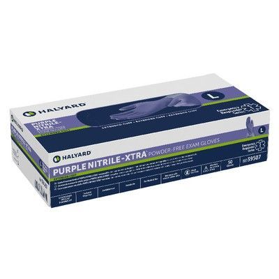 Halyard Purple Nitrile Chemotherapy Exam Gloves