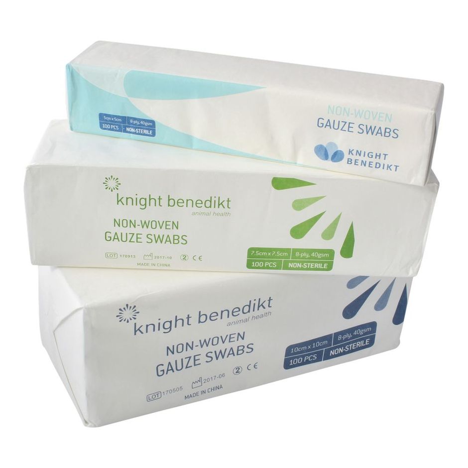 Knight Benedikt Premium Non-Woven Gauze Swabs 8-ply