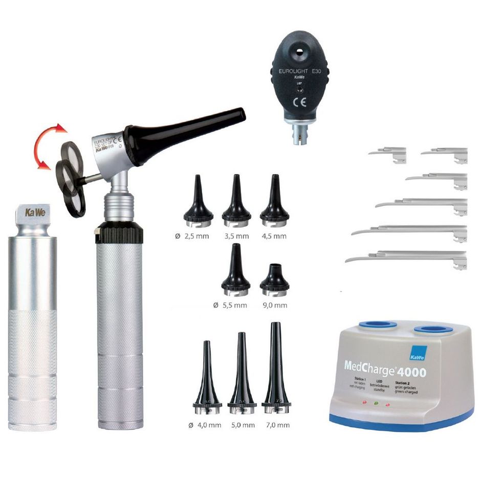 KaWe Otoscope/Ophthalmoscope/Laryngoscope Miller Standard