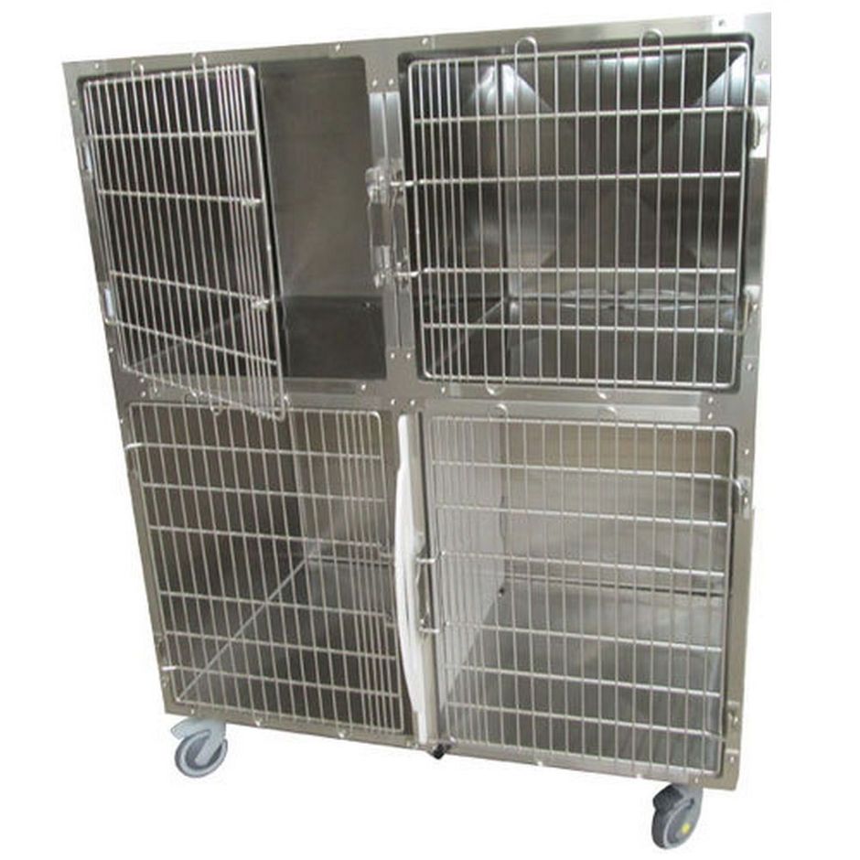 Lory Progetti Mobile Stainless Steel Cages