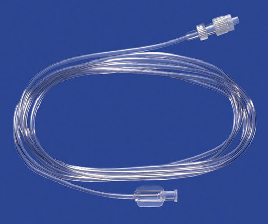 Mila Small Bore Straight Pressure Monitoring Extension Set with Rotating Male Luer Lock