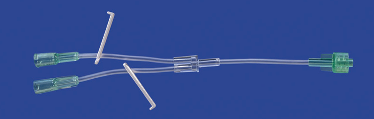 Mila Mini Bore Bifuse Male Luer Lock Y-Extension Set