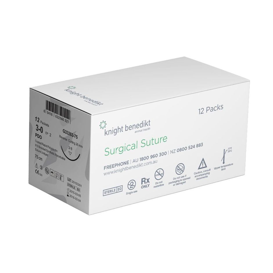 Knight Benedikt Suture PDO 1/2 Taper