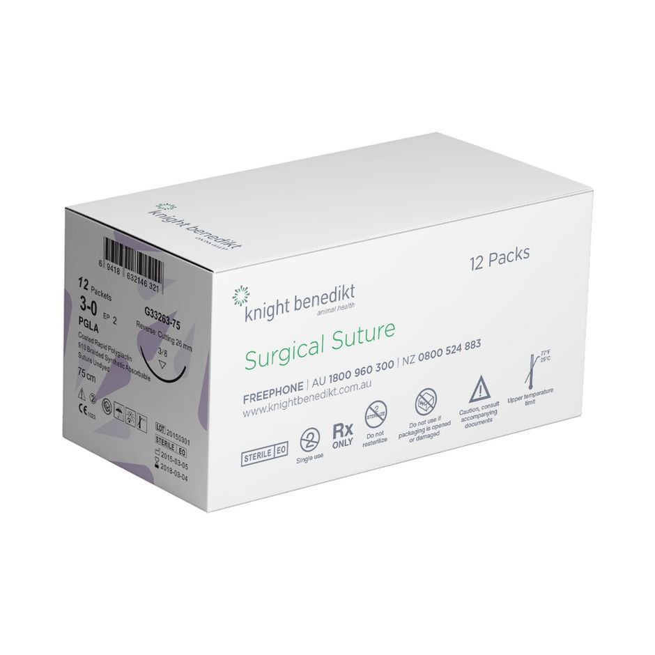 Knight Benedikt Suture PGLA Spatula Ophthalmic