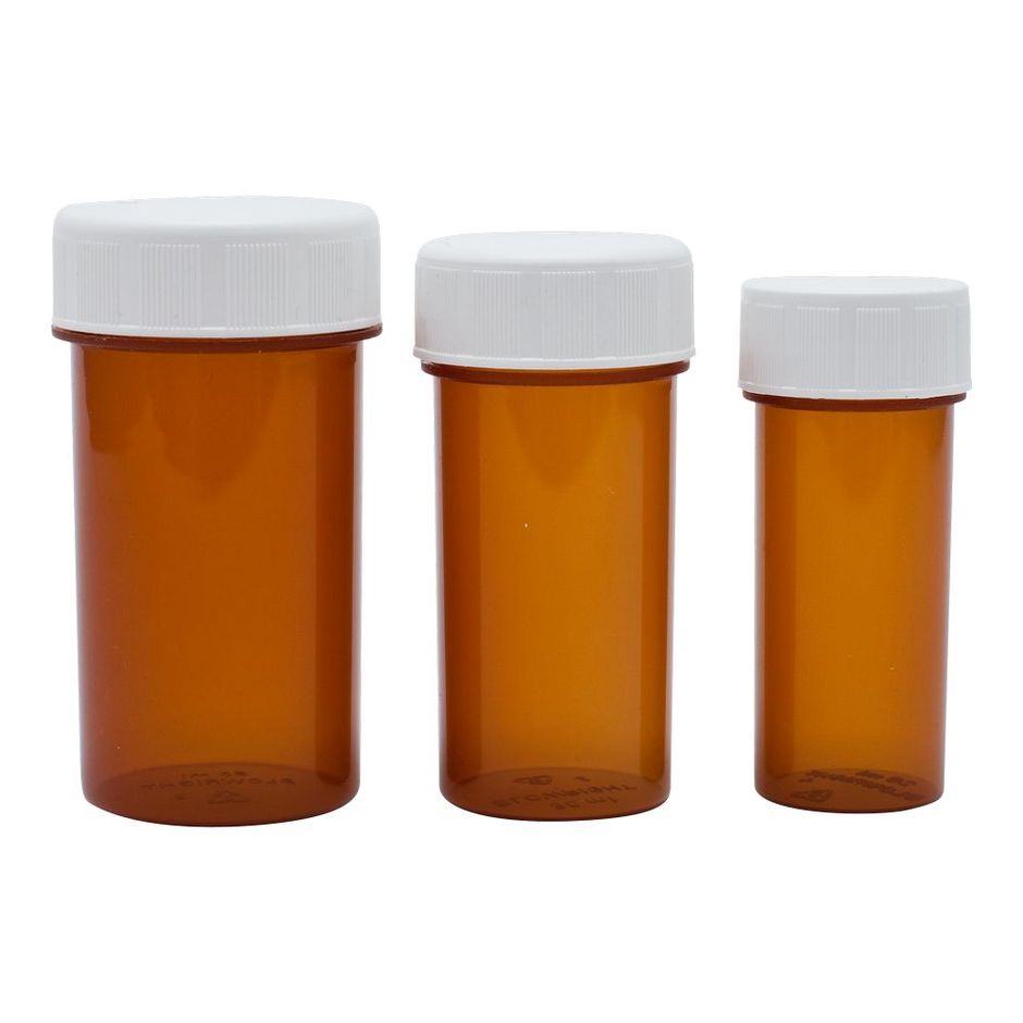 Amber Pill Vial