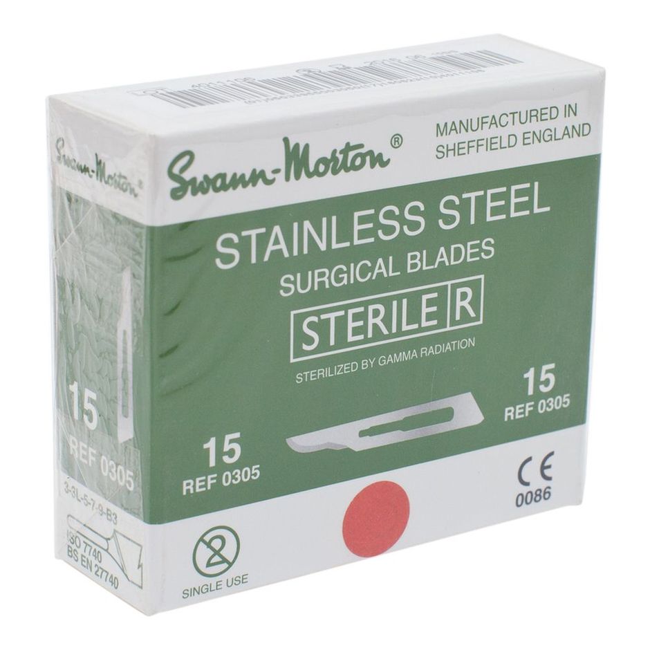 Swann Morton Surgical Stainless Steel Scalpel Blade