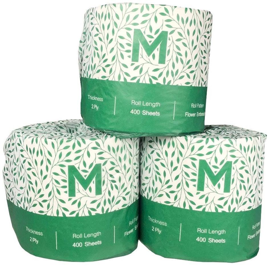 Recycled Wrapped Toilet Roll